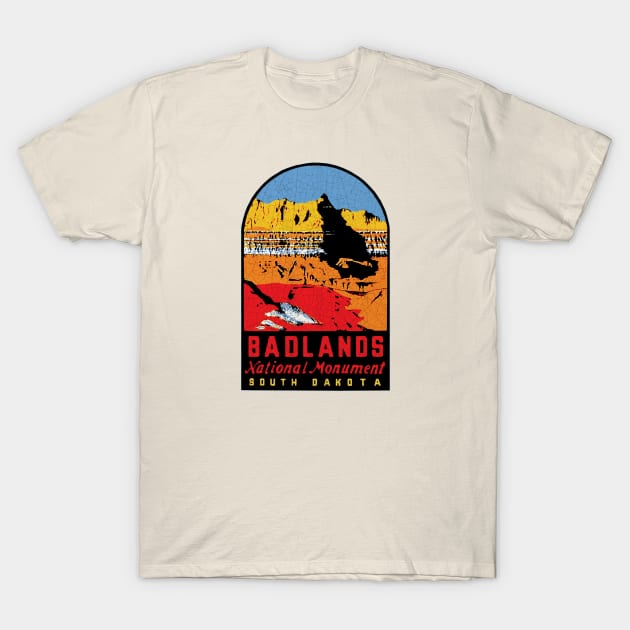 Badlands T-Shirt by Midcenturydave